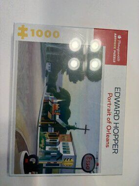 Art Piece Puzzle Pomegranate 1000 Piece Puzzle Edward Hopper Portrait of Orleans